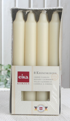 Stearinkerze gelb Bio-Kerze 15 x 7,4 cm /Ø