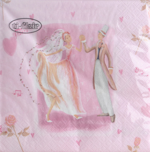 Serviette Wedding Dreams, ti-flair