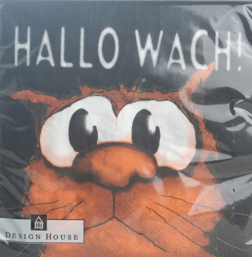 Serviette Hallo Wach, Design House