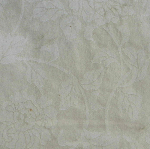 Serviette "Bloom", weiß, IHR, Blumenranke weiß auf weiß