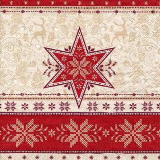 Serviette Hivernale red, ti-flair