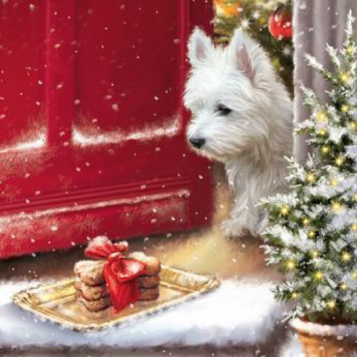 Serviette "Delicious Westie Treats", ti-flair