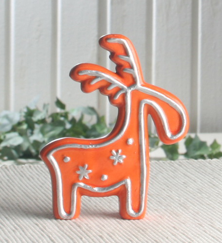 Keramik-Elch "Knut", Orange