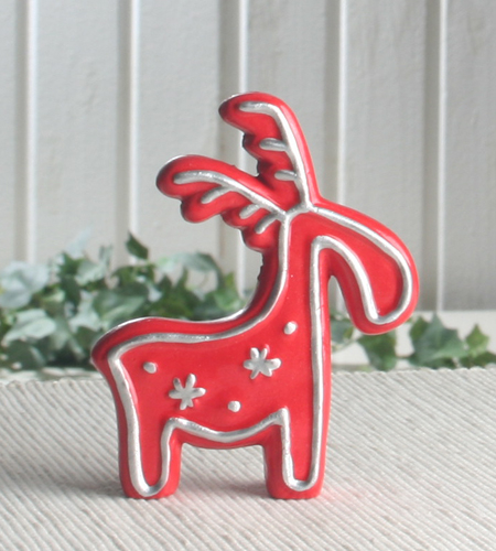 Keramik-Elch "Knut", Rot