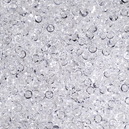 Glitzerperlen Raindrops (2-4 mm), 100 ml, natur-klar