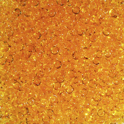 Glitzerperlen Raindrops (2-4 mm), 100 ml, orange, CC