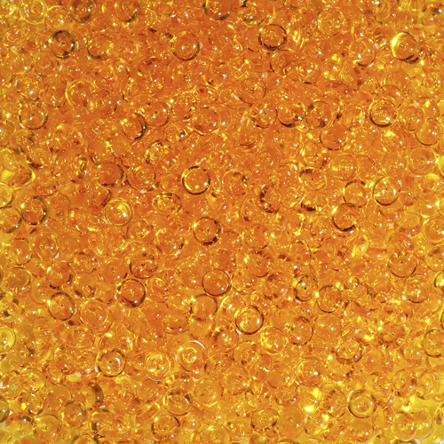 Glitzerperlen Raindrops (2-4 mm), 100 ml, orange