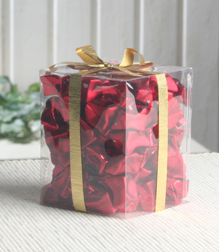 Deko-Mini-Eiswürfel, rot, matt/glänzend