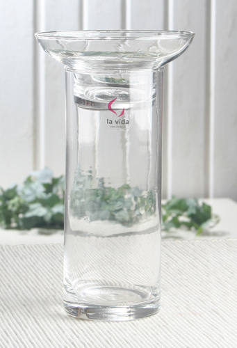 Glas-Leuchter "Romeo", 2-tlg., Höhe ca. 17 cm