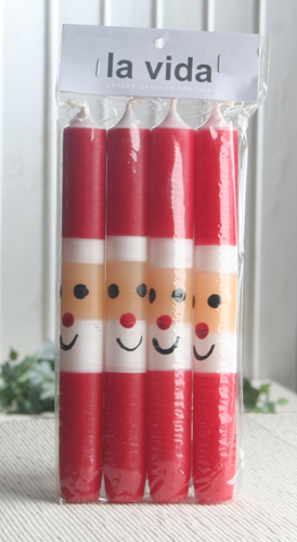 4er-Pack Stabkerze "Nico", ca. 20 x 2,2 cm Ø