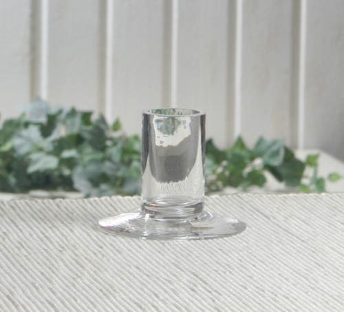 Glas-Kerzenhalter "Simple", ca. H= 5,5 x 7 cm Ø