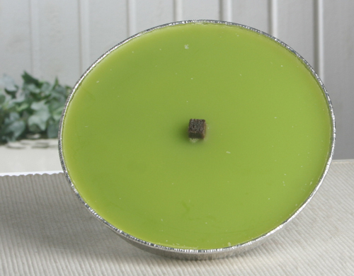 Outdoor-Flammschale, ca. 16 x 2 cm Ø, limonengrün