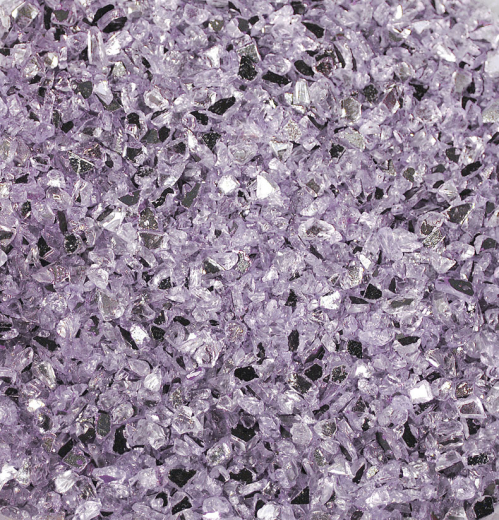 Spiegelglas-Granulat (1-4 mm), 400 g, flieder