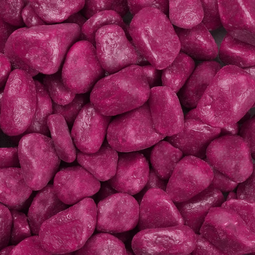 Dekosteine / Deko-Marbles (7-15 mm), 1 kg, fuchsia