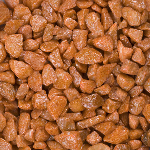 Dekosteine / Deko-Rocks (9-13 mm), 1 kg, terrakotta