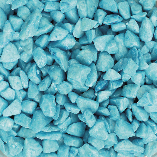 Dekosteine / Deko-Rocks (9-13 mm), 1 kg, türkis