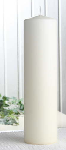 EWA Stumpenkerze 30 x 8 cm Ø, Elfenbein