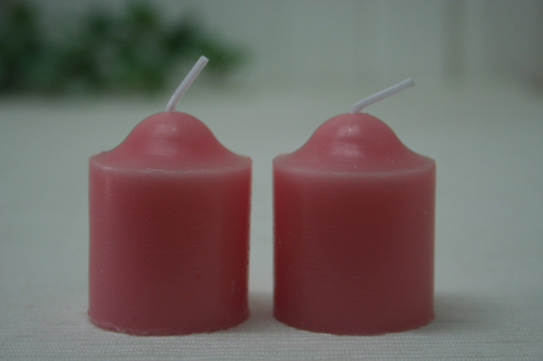 2er-Set Duft-Votivkerze Mandelblüte