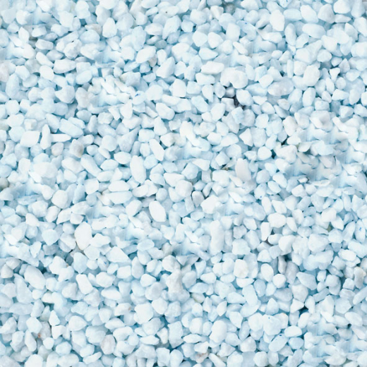 Dekogranulat / Dekosteine (2-3 mm), 1 kg, hellblau