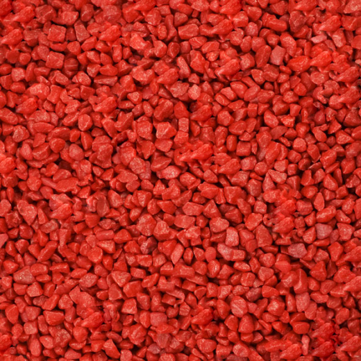 Dekogranulat / Dekosteine (2-3 mm), 1 kg, rot