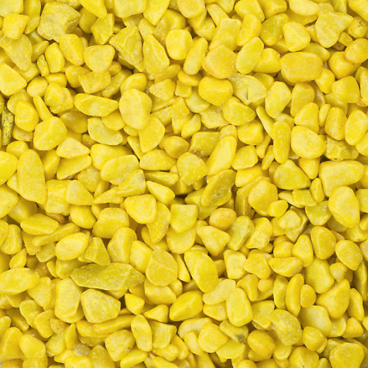 Dekosteine / Deko-Nuggets (6-8 mm), 500 g, gelb