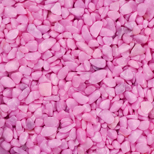 Dekosteine / Deko-Nuggets (6-8 mm), 500 g, pink