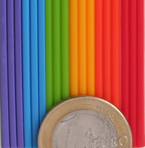 Rundstreifen Regenbogen, 2 x 230 mm, 18er-Pack