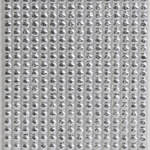 Perlstreifen ZERA, 2 x 250 mm, 16er-Pack, silber