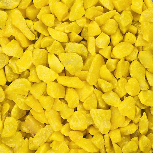 Dekosteine / Deko-Rocks (9-13 mm), 1 kg, gelb