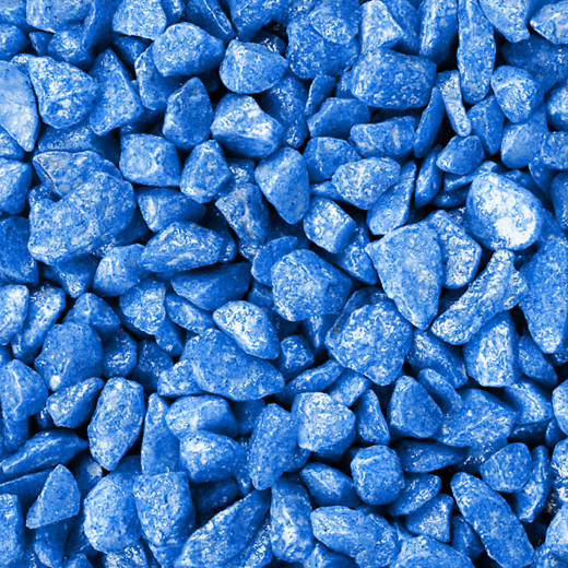 Dekosteine / Deko-Rocks (9-13 mm), 1 kg, dunkelblau