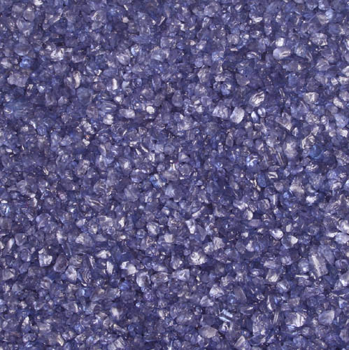 Glas-Nuggets / Glasgranulat (2-4 mm), 1 kg, violett-blau
