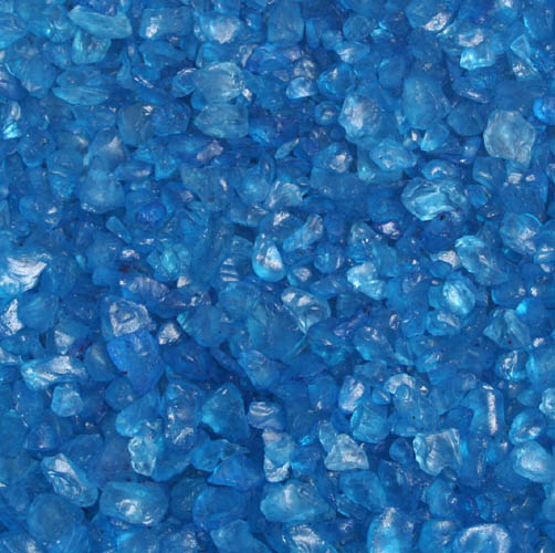 Glas-Steine / Glas-Granulat (4-10 mm), 1 kg, dunkelblau