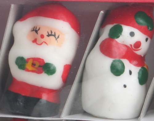 Nice-Price: 24er-Pack Dekokerze / Formkerze "Chinese Wichtel"