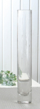 Glasvase "Uno", groß, ca. 26 x 4,2 cm Ø