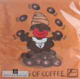 Serviette "King of Coffee", Design House