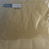 Dinner-Servietten, 40x40 cm, 20er-Pack, "Uni", gold (Prägung)