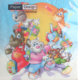 Serviette "We go to School", Paper+Design