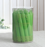 Premium-Baumkerzen "Trend" (20er Dose), granny-grün