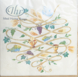 Serviette "Ceremony, gold", weiß, IHR