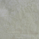 Serviette "Bloom", weiß, IHR, Blumenranke weiß auf weiß