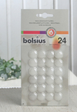 Bolsius Wachs-Klebeplättchen, 24er-Packung