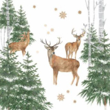 Serviette "En Foret d'Hiver", ti-flair
