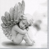 Serviette "Dreaming Angel grey", ti-flair