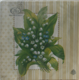 Serviette "My lady white bells", IHR - Ideal Home Range