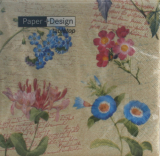 Serviette "Poetic flowers", Paper+Design