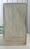 Gästetuch-Präge-Serviette "Stripes Brown/White", Paper+Design