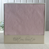 Lunch-Präge-Serviette "Uni Soft Pink", Paper+Design