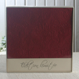 Lunch-Präge-Serviette "Moiré Red", Paper+Design