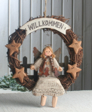 Türkranz "Willkommen", Engel