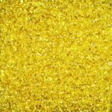 Glitzerperlen "Raindrops" (2-4 mm), 100 ml, gelb